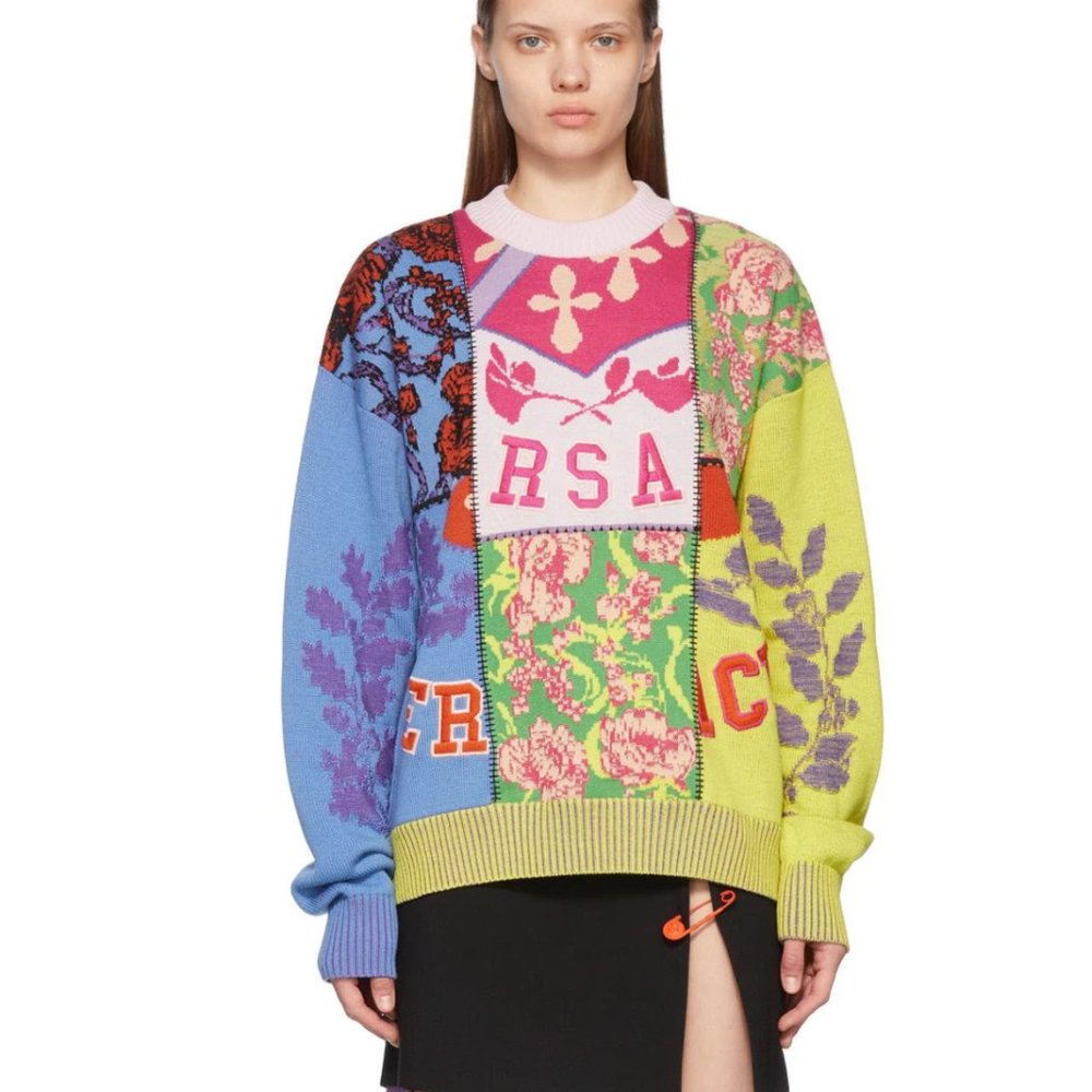 VERSACE Multicolor Wool Sweater